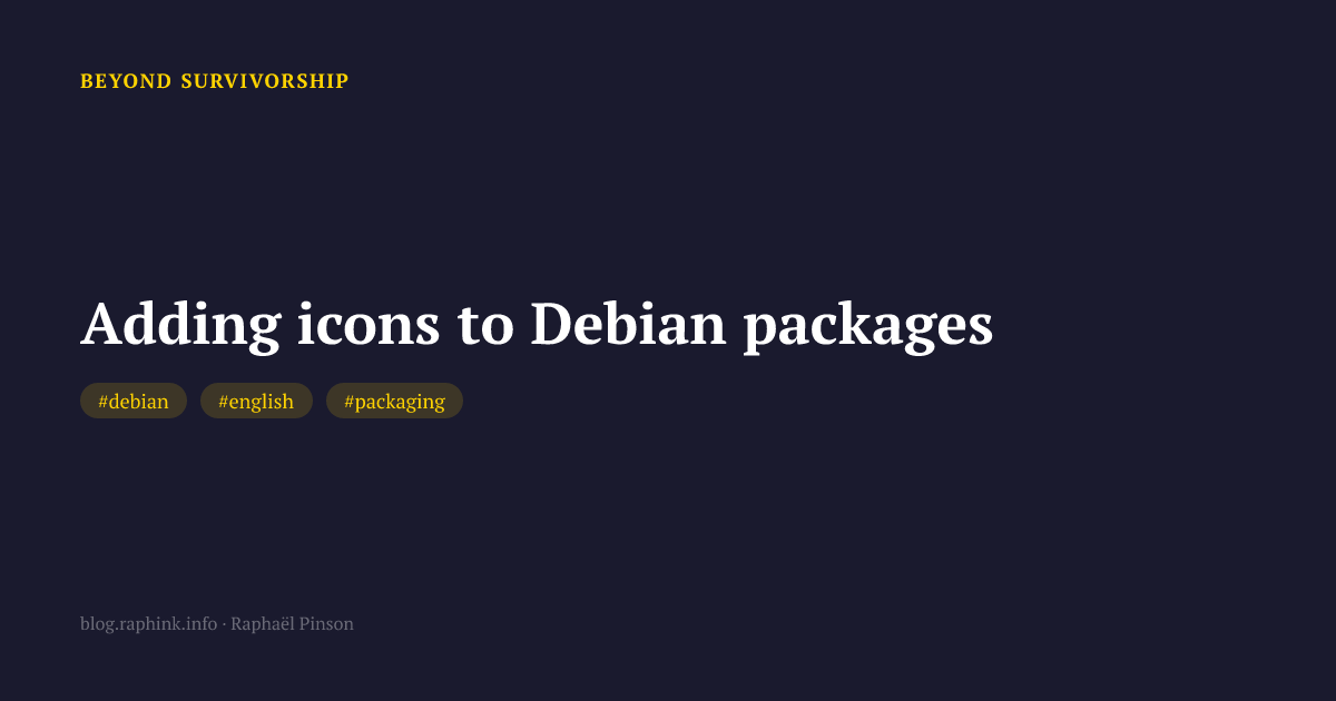 Adding icons to Debian packages