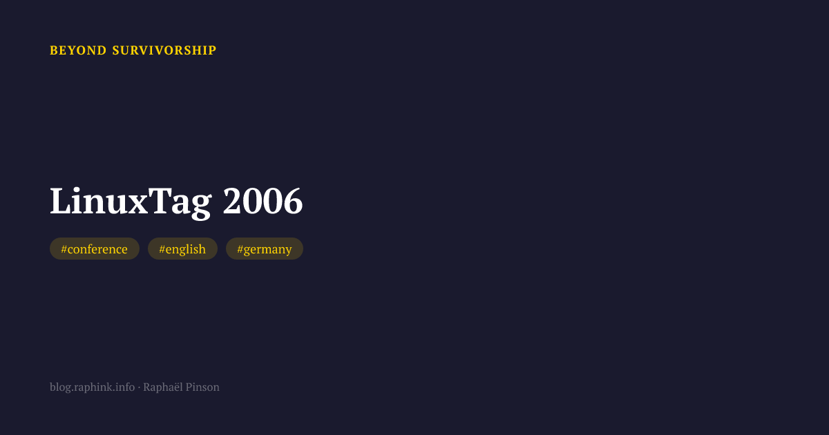 LinuxTag 2006