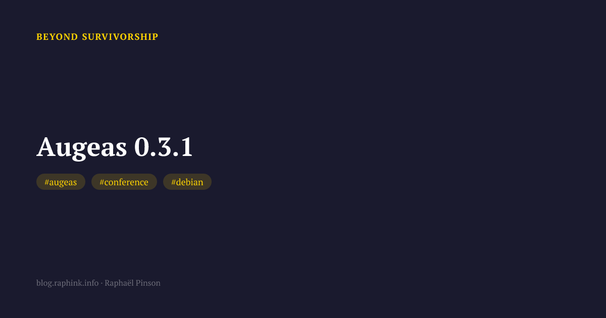 Augeas 0.3.1