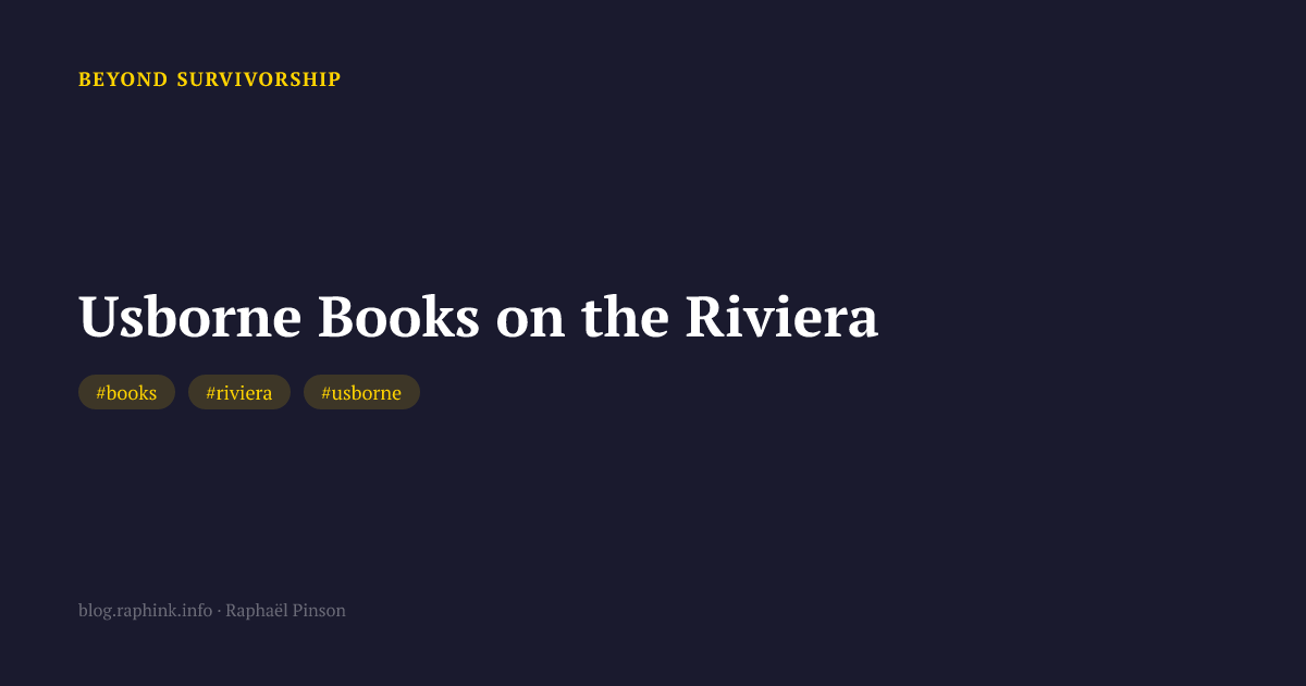 Usborne Books on the Riviera